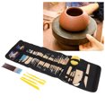 thumbnail image 4 of Clay Carving Tools, 61Pcs Pottery Sculpting Tools Versatile Sturdy Comfortable Handle With  Bag For Thanksgiving, 4 of 8