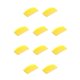 thumbnail image 3 of Seitruly 10 piezas peines torcidos para el cabello decoración caramelo plástico tenedor peine accesorios de joyería herramientas mujeres Cuidado del cabello Amarillo claro, 3 of 6