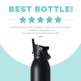 thumbnail image 5 of Swig Life 20oz Flip + Sip Bottle | Insulated Stainless Steel Water Bottle with Straw | Black, 5 of 5