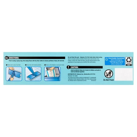 GREAT VALUE DEEP CLEANING MOP PADS, 15 COUNT