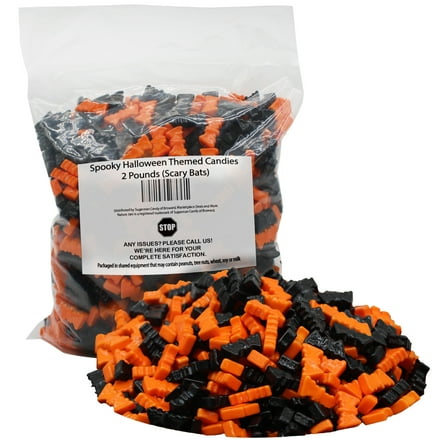 Spooky Halloween Themed Candies 2 Pounds (Scary Bats)