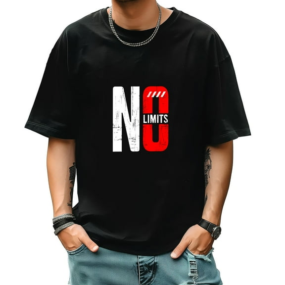 Graphic Tees for Men Summer New Print Casual Tee Fashion Trend Sports Shirt Select