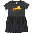 thumbnail image 3 of Inktastic Bulldozer Construction Truck Girls Toddler Dress, 3 of 5