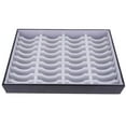 thumbnail image 2 of 40 Slots Insert Bangle Bracelet Display Tray Jewelry PVC Cardboard 35x24x5cm White, 2 of 8