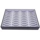 thumbnail image 2 of Caja de cuero sintético con bandeja de cartón de PVC para 40 pulseras y brazaletes. Blanco, 2 of 9