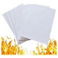 thumbnail image 1 of 8 Pieces High Temperature Gasket Paper, White Ceramic Fiber Gasket Material Fireproof Insulation Board for Pellet Stove, 1 of 5