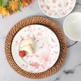 thumbnail image 6 of Empress Bouquet 30 Piece Decorated Porcelain Chip and Scratch Resistant Dinnerware Plates and Bowls Set, 6 of 10