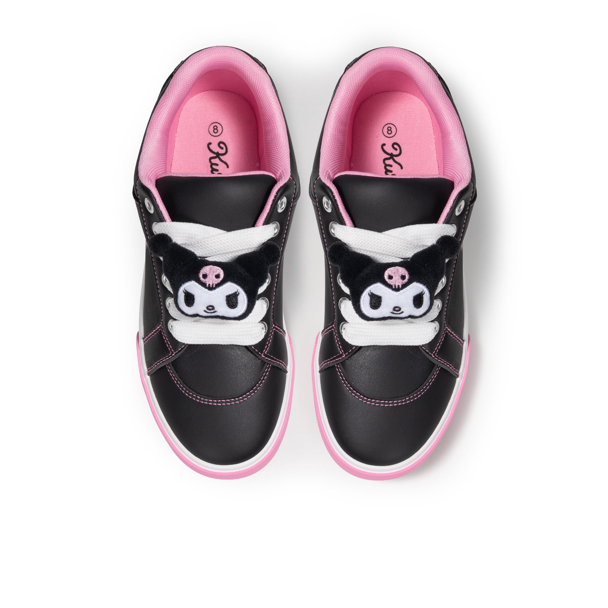 Kuromi Womens 3D Plush Skater Sneaker