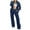 J01#Navy, variant on zfwon Womens Tracksuit Set 2 Piece Outfit Full Zipper Long Sleeve Bomber Jacket and Straight Leg Sweatpants Training Running Sportswear Activewear Casual Outfits with Pockets