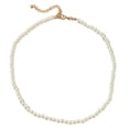 thumbnail image 2 of SmartBy WomenFaux Pearl White Alloy Round Short Choker Necklace for Party, 2 of 7