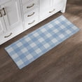 thumbnail image 2 of VHC Brands Annie Buffalo Check Blue Indoor Rug Rect 17x48, Polyester Area Rug, Accent Rug, Floor Decor, Annie Buffalo Check Collection, Rectangle 17x48, Dusk Blue, 2 of 3