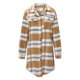 thumbnail image 4 of Pntutb Mujeres Casual Botones de manga larga Perdiendo la impresión Lattice Coat tops Flash Picks Pntutb Pntutb-5656, 4 of 8