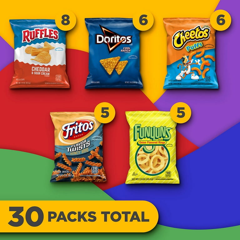 Frito-Lay Premiere Mix Variety Pack Chips, 30 pk. - Walmart.com