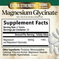 thumbnail image 2 of Magnesium Glycinate 500mg Per Serving - Chelated Magnesium Supplement for High Absorption Supplement - Muscle, Bone & Heart Health Support - Easy on Stomach Non-GMO Vegan, USA Bottled - 120 Tablets, 2 of 9