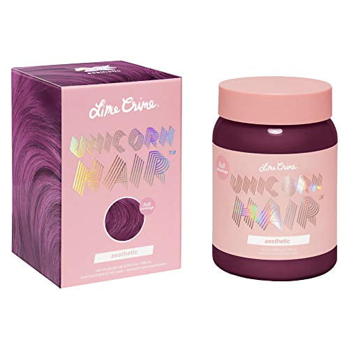Lime Crime Unicorn Hair Dye, Aesthetic, Full Coverage, Semi-Permanent, Vegan, 6.76 fl oz