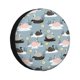 thumbnail image 1 of Fotbe Swan Princess On Lake Funda de Llanta de Repuesto con Estampado, Engrosada, Ajuste Universal para Jeep, Remolque, RV, SUV, Camión-15 inch, 1 of 6