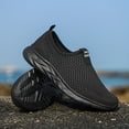 thumbnail image 5 of Men's Breathable Slip-On Footwear - Casual Outdoor Walking Shoes MD Sole, Round Toe Design &  with Perforated Upper /Comfortable Sneakers, 5 of 9