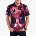 thumbnail image 2 of Lsque The Binding of Isaac Pattern Golf Shirts for Men Dry Fit Print Moisture Wicking Performance Short Sleeve Polo Shirt-Medium, 2 of 7