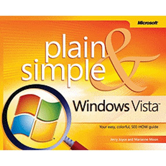 Pre-Owned Windows Vista Plain & Simple (Paperback) by Gerald Joyce, Marianne Moon