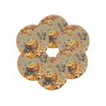 thumbnail image 7 of 15 Inch Round Placemats Set of 6, Fall Pumpkin Non Slip Heat Insulation PP Table Mats, Maple Leaves Thanksgiving Gnomes Farmhouse Cart Washable Place Mats for Kitchen Dining Party Table Decor, 7 of 7