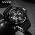 thumbnail image 3 of SANDA Brand Outdoor Sport Watches 50M Waterproof Men's Watch Dual Display Quartz Wristwatch for Male Relogio Masculino 3168, 3 of 6