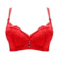 thumbnail image 5 of Eashery Womens Plus Exercise Bras Seamless Padded Yoga Bra Breathable Womens Bras No Wire Red 42 95D, 5 of 5