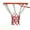 white red, variant on Replacement basketball net, thickened and durable, suitable for standard indoor and outdoor basketball hoops, all-weather whiplash protection - 12 rings