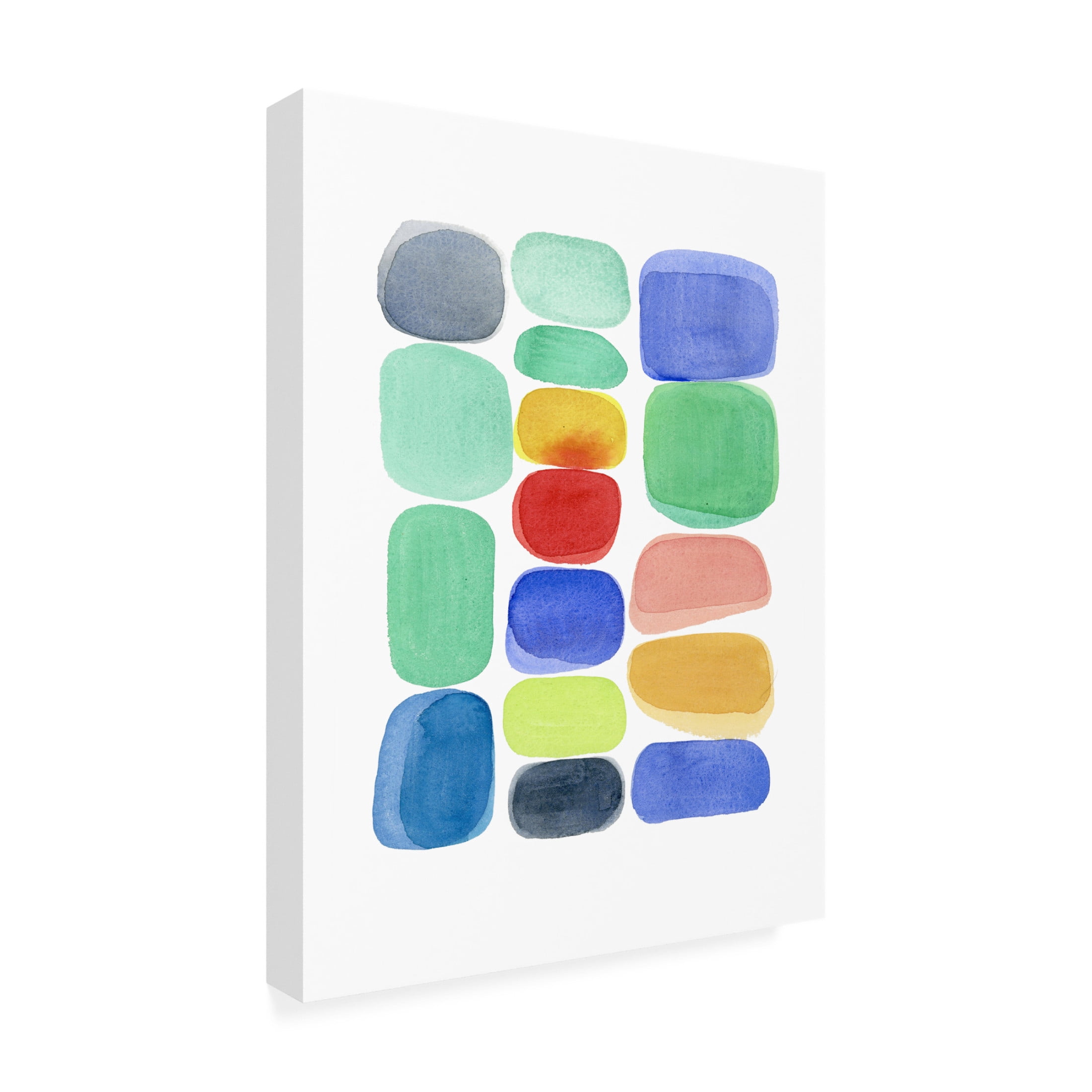 Trademark Fine Art Louise van Terheijden Color Blocks I Canvas Wall Art