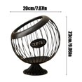 thumbnail image 3 of QTOCIO Iron Fruit Basket Coffee Capsule Storage Basket Desktop Decoration Coffee Table Snack Dried Fruit Candy Storage, 3 of 6