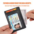 thumbnail image 3 of Billetera Tarjetero GH GOLD HORSE Slim Wallet Cuero Bloqueo RFID 7 Ranuras, 3 of 5