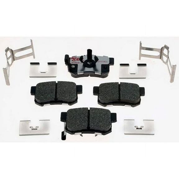 Rear Brake Pad Set - Compatible with 2005 - 2016 Honda CR-V 2006 2007 2008 2009 2010 2011 2012 2013 2014 2015