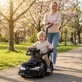 thumbnail image 2 of Costway Toyota Licensed Ride on Push Car with Parent-Control Handle Music Safety Guardrail Black, 2 of 10