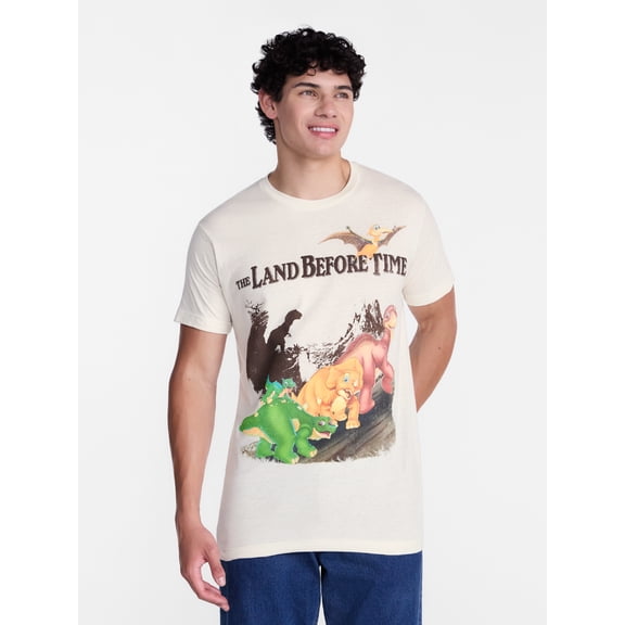 The Land Before Time Men's and Big Men's Graphic Tee with Short Sleeves, Sizes S-3XL