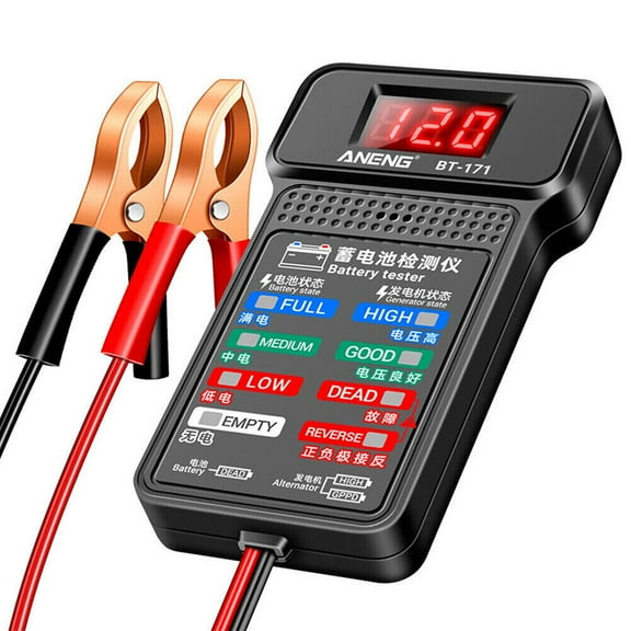 EROCK Digital Analyzer Car Battery Tester 12V Car Auto Battery Load Cranking Tester