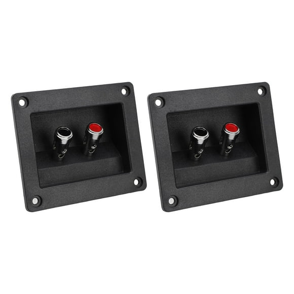 Speaker Box Terminal, High Strength Compact Square Subwoofer Box Terminal Cup for Car RV Boat
