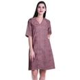 thumbnail image 1 of Moomaya Plus Size Shirts For Women Printed Button Down Shirts Summer Dress-S-XXL, 1 of 1