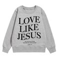 thumbnail image 5 of LUOGENLI Hoodies Girls Valentine's Day Hoodies Size 10-12 Girl's Graphic Prints Sweatshirt Crewneck Long Sleeve Cute Drop Shoulder Pullover Tops Girls Sweatshirts Size 10 Grey 3-4 Years, 5 of 5