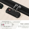 thumbnail image 2 of Sunbee Ensemble de Valises 3 Pcs Ensemble de Bagages Bagage Cabine Valise Rigide avec Cadenas TSA Roues Pivotantes, 2 of 6