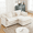 Beige, variant on GNIXUU 76.7" Oversized L-Shaped Cloud Couch, Modern Chenille Modular 2 Seater Loveseat Sofa with Ottoman, Comfy Deep Seat Sectional Couches with Pillows for Living Room,Apartment,Office,Camel