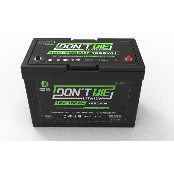 12V 100AH Lithium Ion Battery