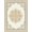 Ivory Cream, Pattern 15, variant on ODIKA 8'x10' Washable Area Rug Durable, Non-Slip Ivory Cream Symmetrical Scallop Detail Neutral Decorative Bulk for Living Room, Under Sectional, Family