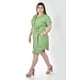 thumbnail image 2 of Vestido camisero de lino Roman Fashion /Tallas Extras, 2336 (Pistache) verde claro 38, 2 of 6