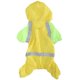 thumbnail image 1 of Pet Raincoat Waterproof Dog Coat Jacket with Reflective Strip Breathable Lightweight for Outdoor WalkingYellow XL, 1 of 1