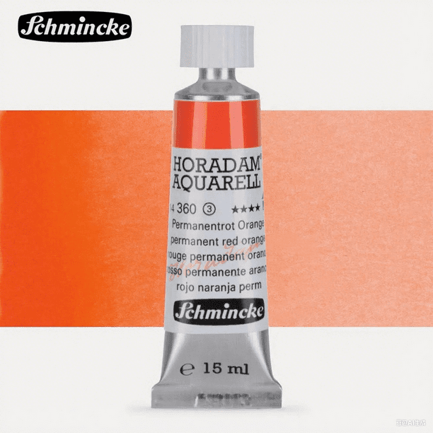 Schmincke - Set de Acuarelas HORADAM AQUARELL | Tubos de 15 ml, Pinturas para Artistas, Aficionados y Estudiantes, Materiales de Arte, Serie 360