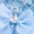 thumbnail image 7 of Avrntaa Princess Dress for Little Girls Floral Trim Tulle Dresses Birthday Party Ball Gown for 3-12Y, 7 of 7