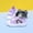Purple, variant on Girls Casual Canvas Shoes Princess Cartoon Sport Shoes Low Top Casual Running Shoe Soft Flats Walking Shoes Pink/Purple