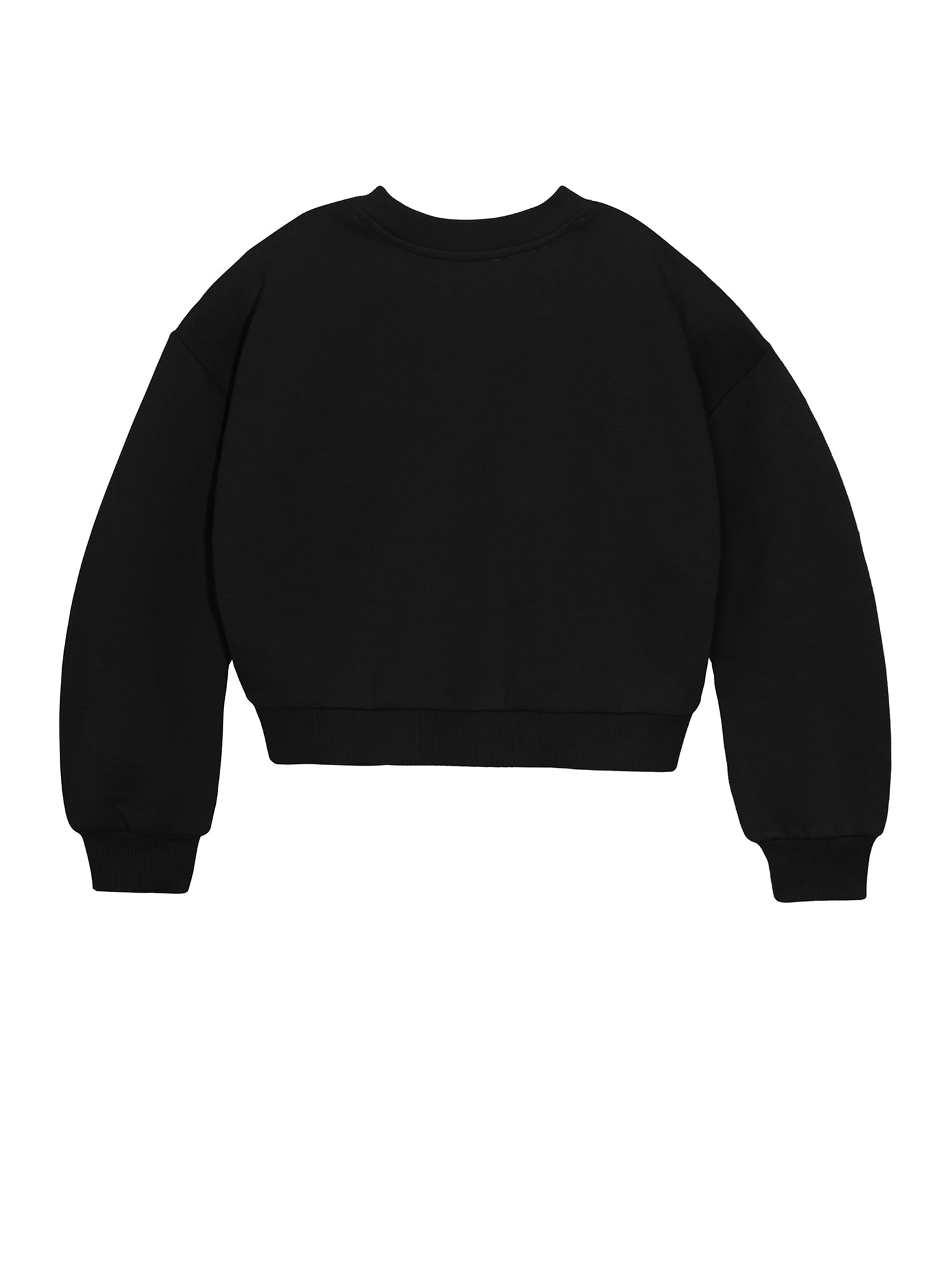 Wonder Nation Girls Embellished Sweatshirt, Sizes 4-18 & Plus