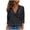 Black, variant on Ichuanyi Womens Tops, Summer Clothes Women Casual Striped Printing Long Sleeve Shirt Blouse Button Down Tops