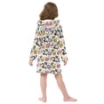 thumbnail image 4 of FORMRS Niños Bathrobe Unisex Hooded Robe Soft Plush Pajamas Sleepwear, Size 10-12T, Cute Cartoon Pattern, 4 of 7