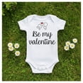 thumbnail image 3 of Pañalero Be My Valentine San Valentin Ropa Bebe Body Blanco, 3 of 4